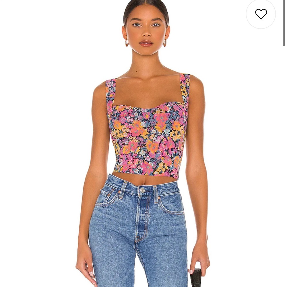 Free people Endless Love Floral Tank NWT